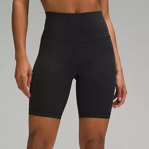 NWT Lululemon Wunder Train High-Rise Short 8", black, size 4